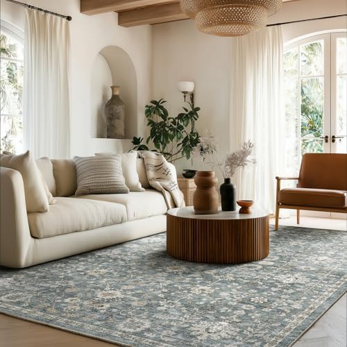 Machine Washable Rugs for Living Room: 5x7 Area Rugs for Bedroom - Image 3