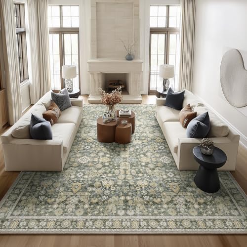 Machine Washable Rugs for Living Room: 10x14 Area Rugs for Bedroom - Image 4