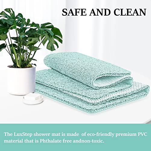 LuxStep Shower Mat Bathtub Mat,Non-Slip Bath Mat with Drain, Quick Drying - Image 5