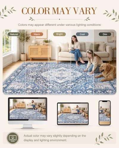 OLANLY 3x6 Washable Runner Rug, Soft Non Slip Carpet for Hallway Kitchen - Image 2