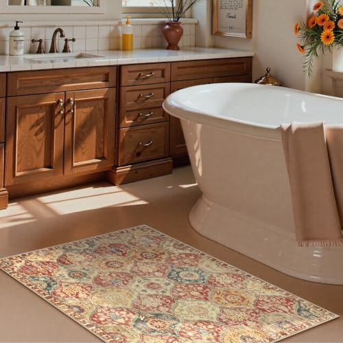 Lahome Kitchen Rugs Non Slip Washable Rugs for Entryway, 2x4 Rug Non-Slip - Image 6