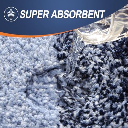 OLANLY Large Bathroom Rugs 44x32, Extra Soft Absorbent Microfiber Bath Rugs - Image 4
