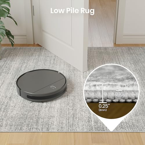 Valenrug 2x10 Runner Rug Non Slip, Washable Rug Runners for Hallways, Grey - Image 7