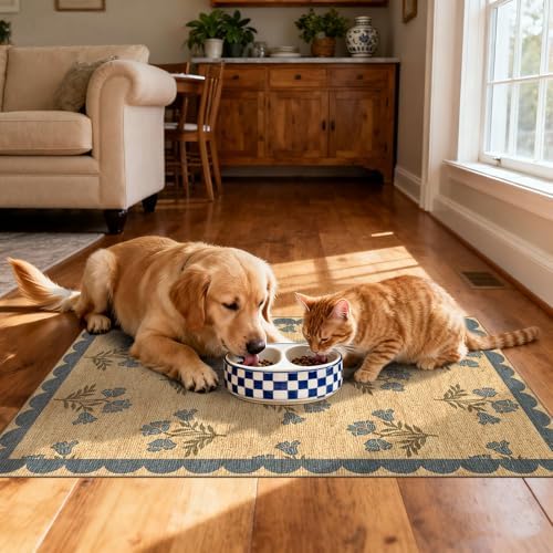 Floral Outdoor Rug - 28"x43" Front Door Mat Indoor Outside Entrance - Image 6