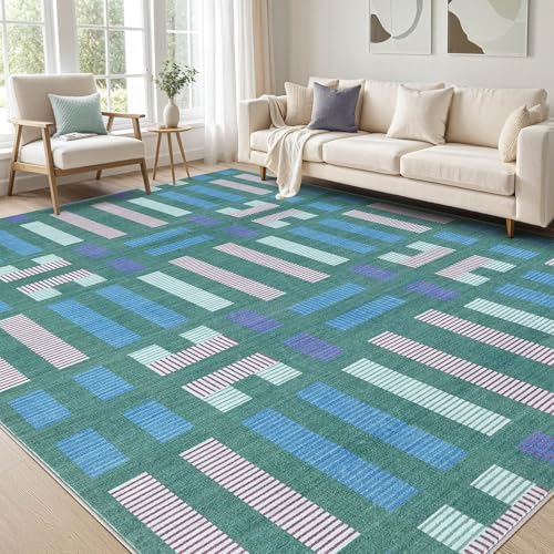 cotiled Boho 5x7 Area Rugs for Living Room: Soft Moroccan Washable Rug by COTILED