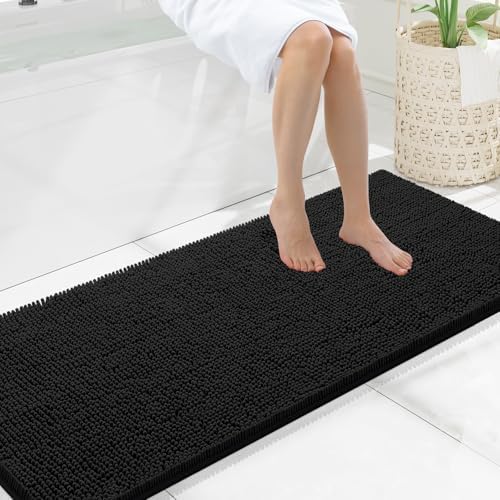 Smiry Bathroom Rugs 59X20, Luxury Chenille Extra Soft Absorbent Bath Mat by Smiry
