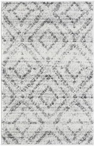 SAFAVIEH Adirondack Accent Rug 2'6"x4', Boho Light Grey & Grey ADR131C - Image 3