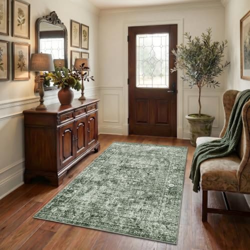 Homemate Washable Rug 3x5 Area Rugs - Vintage Rugs for Living Room - Image 3