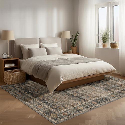 Ruaruarug Washable Area Rug 4×6 for Living Room, Ultra Soft, Camel - Image 4