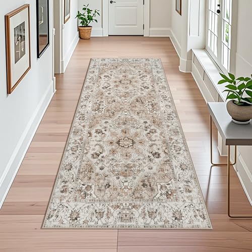 Washable Hallway Runner Rug 4x10: Non Slip Runner Rugs with Rubber Backing - Image 3