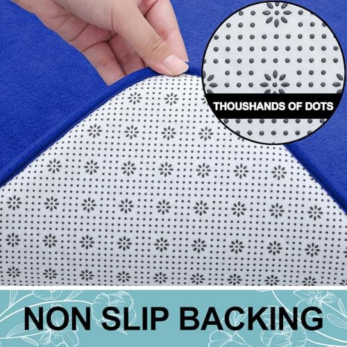 Smiry Memory Foam Bath Mat 47x17, Extra Soft and Absorbent Bathroom Rugs - Image 6