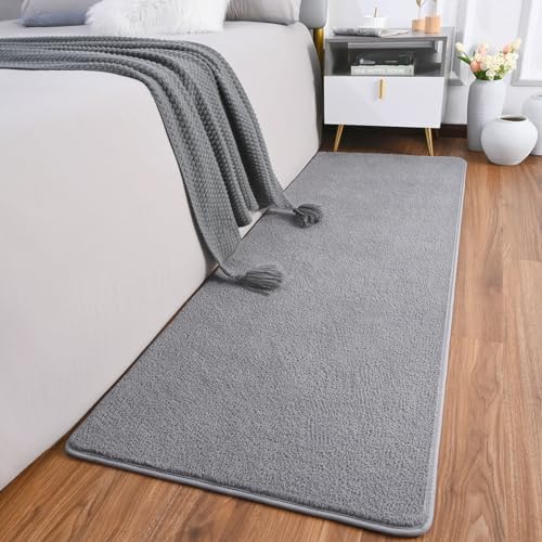 AROGAN 2x8 Runner Rug for Hallway, Long Runner Rugs Non Slip, Grey - Image 3