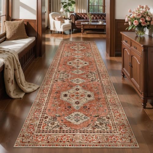 Tangsoo Boho 3x10 Runner Rugs for Hallway, Washable Runner Rugs Non Slip by Tangsoo