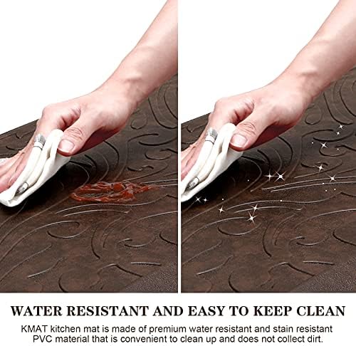 KMAT 2PCS Kitchen Mat Cushioned Anti-Fatigue Comfort Standing Mat Rug - Image 4