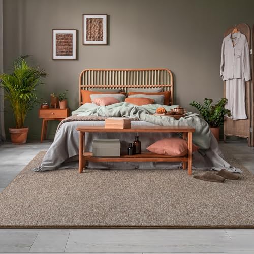 AROGAN 2x10 Runner Rug for Hallway, Long Runner Rugs Non Slip, Matte Brown - Image 5