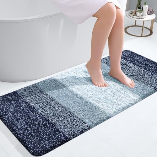 OLANLY Bathroom Runner Rug 40x20, Extra Soft Absorbent Microfiber Bath Rugs by OLANLY