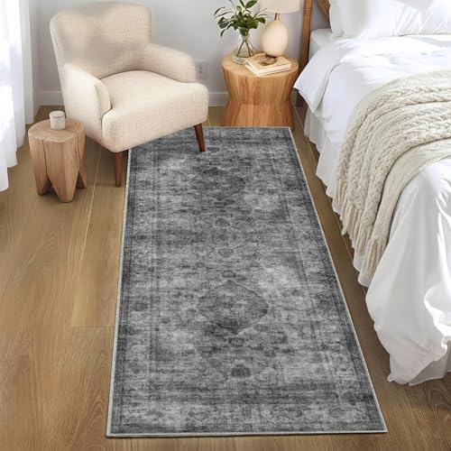 2x6 Hallway Washable Runner Rug : Vintage Soft Kitchen Runner - Image 2