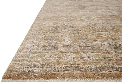 Loloi Magnolia Home Pace Sunset/Stone 18" x 18" Sample Rug - Image 6