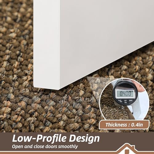 BEQHAUSE Dirt Trapper Door Mat 20" x 32", Non-Slip Washable Doormats, Brown - Image 4