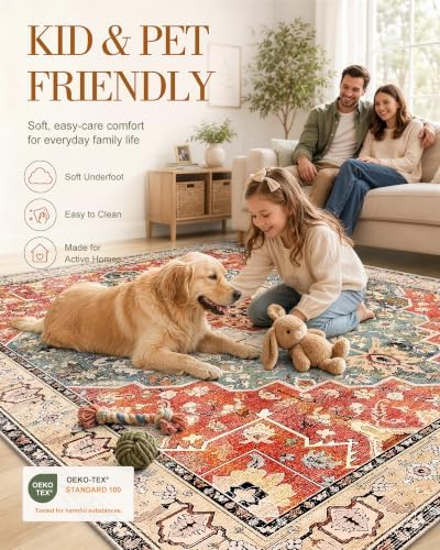 OLANLY 2'6"x12' Washable Runner Rug, Non Slip Carpet for Hallway Kitchen - Image 5