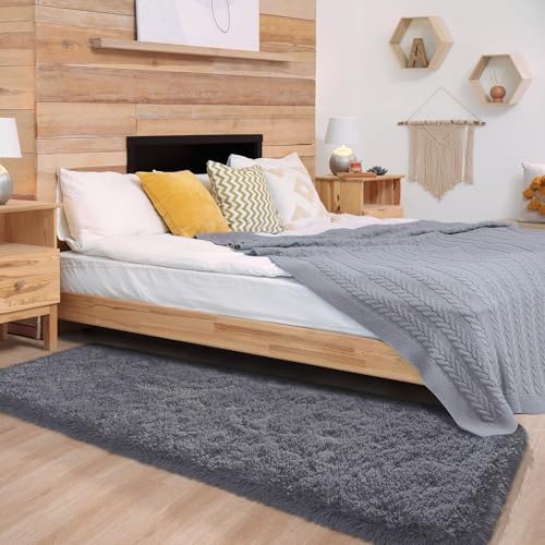 Chicrug Soft Runner Rugs for Bedroom Living Room Plush Fluffy Rugs 2x6 - Image 5