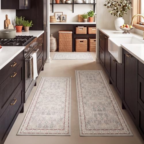GRANNY SAYS Boho Kitchen Rug Set of 3, Anti Fatigue Kitchen Mats Non Slip by GRANNYSAYS
