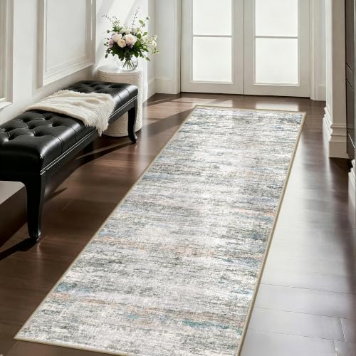 Washable Runners for Hallway 2x6 Runner Rug,Ultra-Thin Kitchen Runner Rugs,Non-Slip Backing Entryway Rug Runner,Abstract Carpet for Hallways,Bedroom,Dining,Laundry Room - Image 6