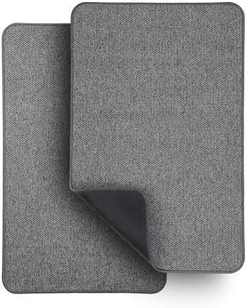 Bath Mat,Ultra Thin Bathroom Rugs,Rubber Bath Mats for Bathroom,Bath rugs by BosapDirect