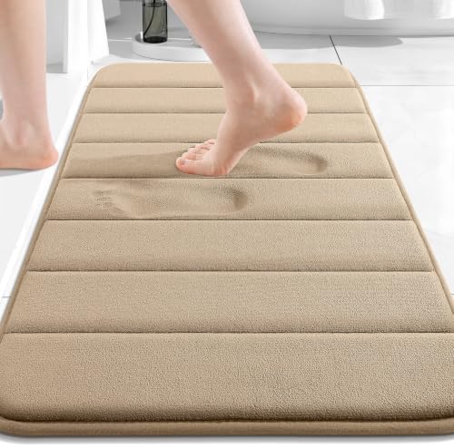 Buganda Memory Foam Bath Mat 30 x 20, Ultra Soft Absorbent Bathroom Rugs by Buganda