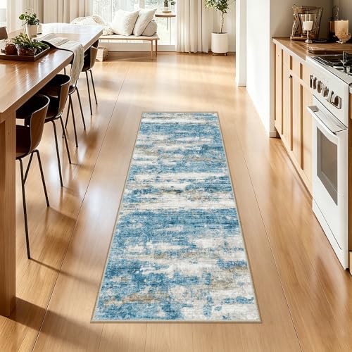 Washable Runners for Hallway 2x6 Runner Rug,Ultra-Thin Kitchen Runner Rugs,Non-Slip Backing Entryway Rug Runner,Abstract Carpet for Hallways,Bedroom,Dining,Laundry Room - Image 6