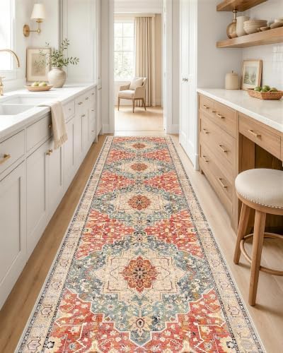 OLANLY 2x10 Washable Runner Rug, Soft Non Slip Carpet for Hallway Kitchen by OLANLY