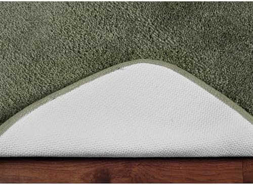 Garland Rug Traditional Nylon Washable Deep Fern 5 Piece Set - Lid, Contour, 3 Bath Rugs - Soft, Absorbent, and Stylish for Your Bathroom - Image 5