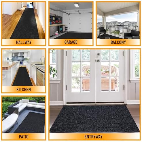 Ottomanso 4x18 Large Waterproof Floor Mat, Non-Slip Indoor Outdoor Door Mat - Image 4