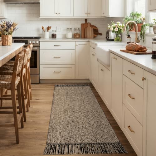 Collive Bathroom Runner Rug, 2' x 5' Modern Farmhouse Kitchen Carpet - Image 3