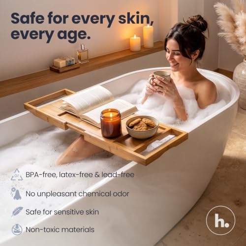 homerella Cozy Fall Non-Slip & Anti-Mold Bathtub Mat for Baby & Kids 40x16 - Image 6