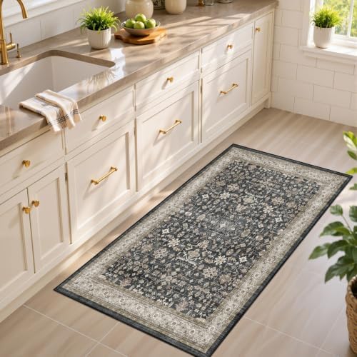 Farmhouse Entryway Runner Rug 2x4 for Kitchen Bathroom - Image 4