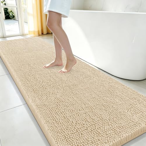 Smiry Bathroom Rugs 59X24, Luxury Chenille Extra Soft Absorbent Bath Mat by Smiry