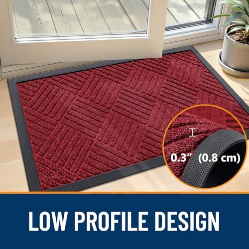 OLANLY Front Door Mat Outside Entrance 47x32, Waterproof Heavy-Duty Doormat - Image 5