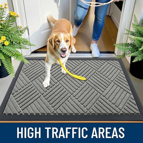 OLANLY Front Door Mat Outside Entrance 33x21, Waterproof Heavy-Duty Doormat - Image 6