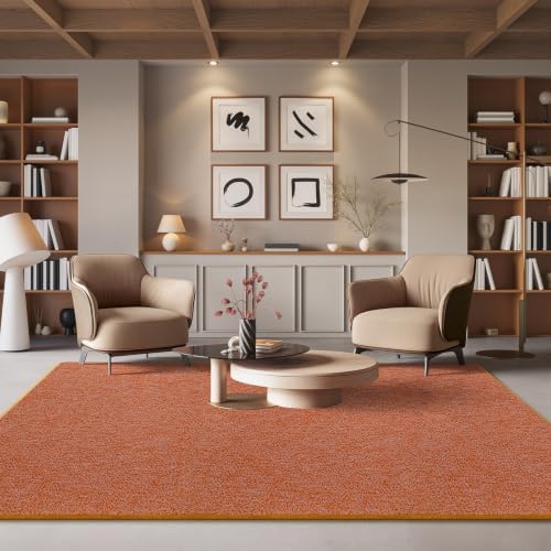 AROGAN 3x8 Runner Rug for Hallway, Long Runner Rugs Non Slip, Orange - Image 7