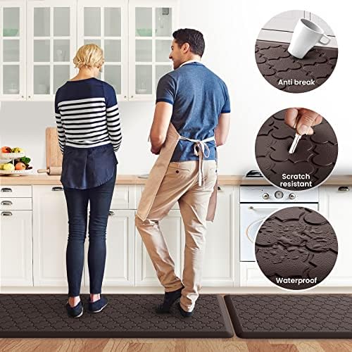 Kitchen Mat 2 PCS Cushioned Anti-Fatigue Floor Mat Standing Mat for Kitchen - Image 6