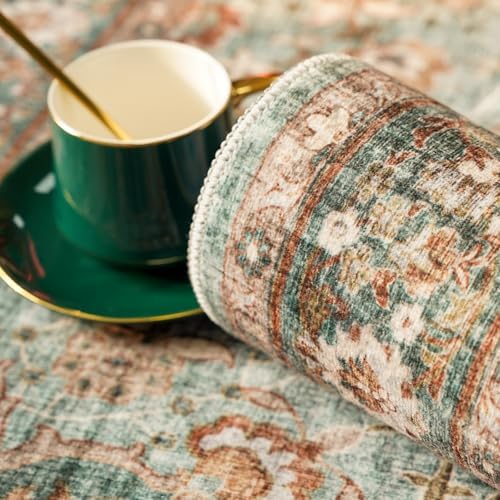 Soft Round Rug 4ft: Washable Circle 4ft Rug with Non Slip Backing Play Room - Image 5