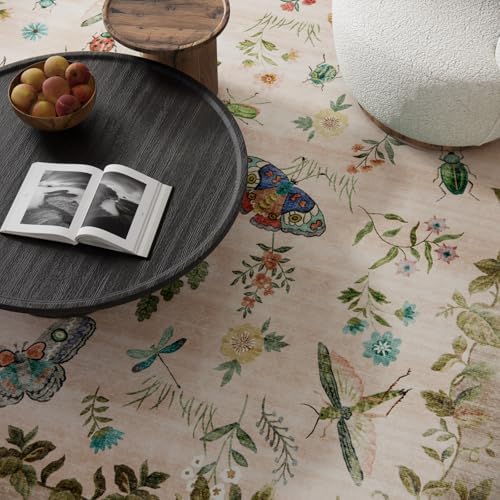 Machine Washable Hallway Runner Rugs: 2'x10' Kitchen Runner Stain Resistant Non Slip Low Pile Soft Carpet Runners for Hallways Indoor Entryway Kitchen Laundry Room Bedroom Bathroom Farmhouse - Image 3