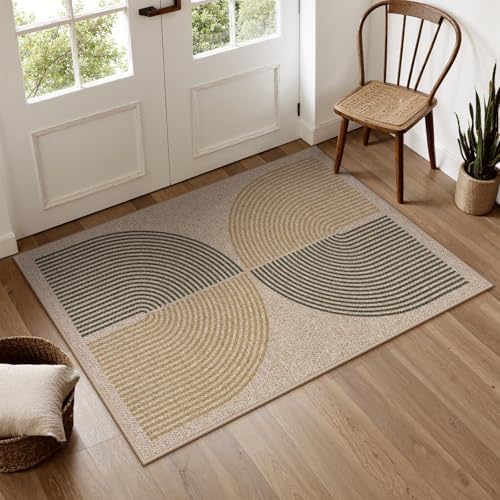 Lahome Rainbow Muddy Mats for Indoor, 32"x48" Indoor Outdoor Front Door Mat - Image 2