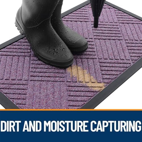 OLANLY Front Door Mat Outside Entrance 47x32, Waterproof Heavy-Duty Doormat - Image 3