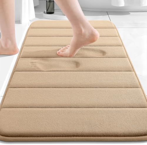 Buganda Memory Foam Bath Mat 34 x 20, Ultra Soft Absorbent Bathroom Rugs by Buganda
