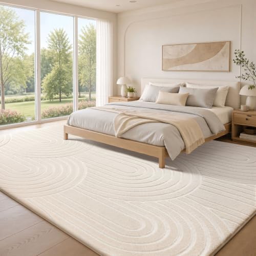 Sour Lemon Area Rugs 9x12 Living Room Bedroom, Large Carpet Rug White - Image 7