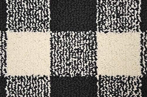Garland Rug Country Living Buffalo Plaid 7 ft. x 10 ft. Area Rug for Living Room, Bedroom, Kitchen, Dining Room, Nursery, Black/Ivory - Image 6