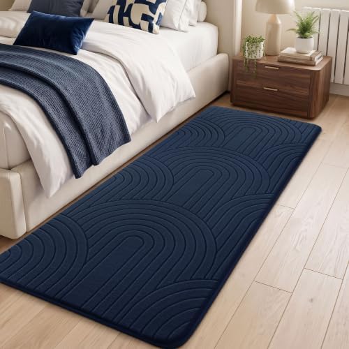 Sour Lemon 2x6 Runner Rug for Hallways Non Slip, Bedroom Modern Rugs Blue - Image 2
