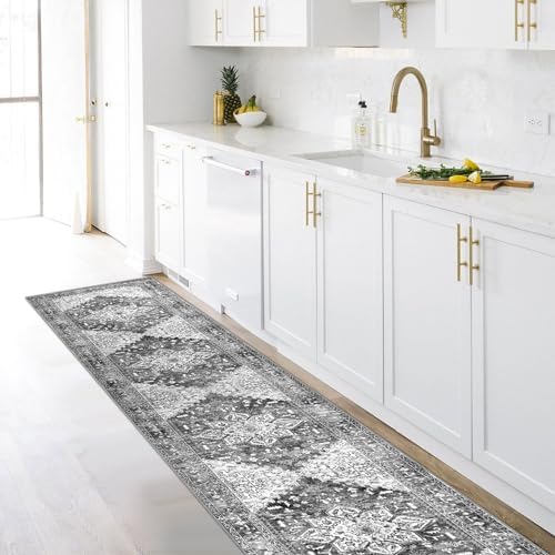 Yamaziot Washable Runner Rug, 2x10 Non-Slip Boho Hallway Kitchen Rug - Image 7
